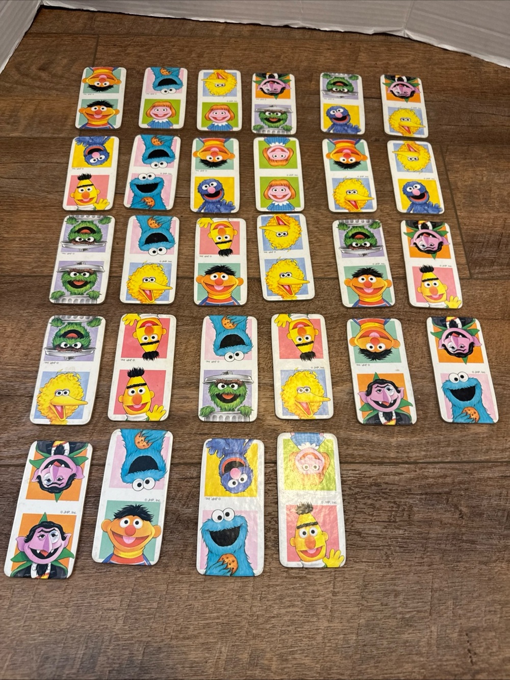 Jim Henson-Sesame Street-Dominoes Complete Set Of 30